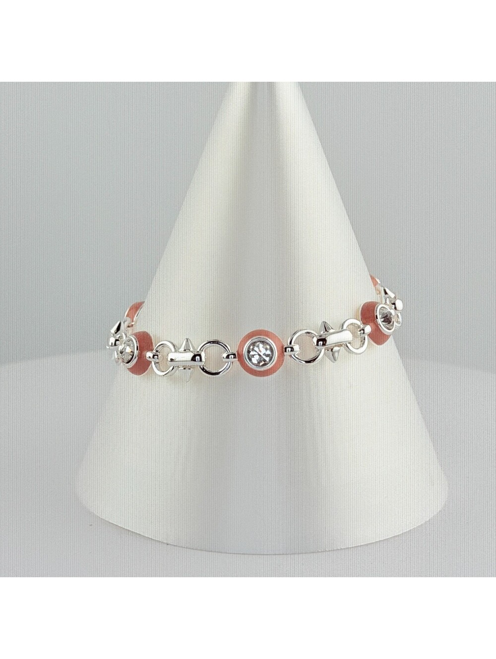Bomb Party Single Stack Bracelet - on Silver Plating #174
